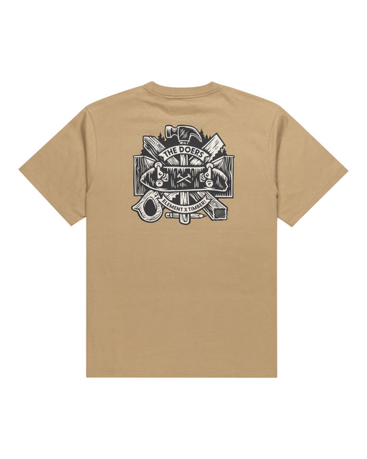 Element Men's Timber Supply Short Sleeve T-Shirt Khaki ELYZT00522-KHA