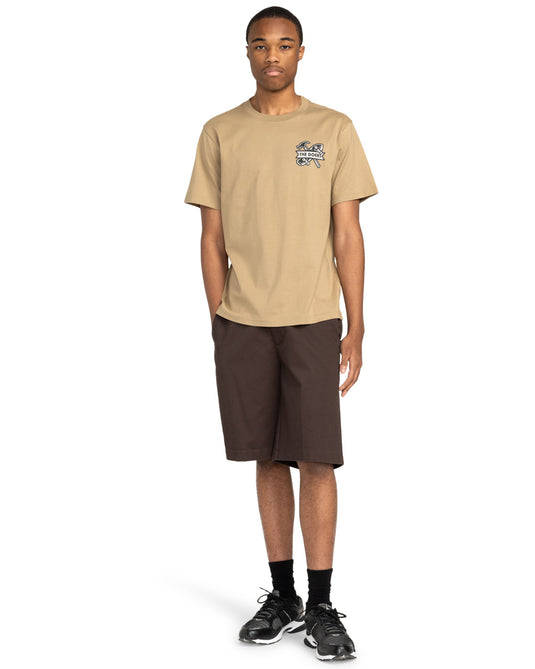 Element Men's Timber Supply Short Sleeve T-Shirt Khaki ELYZT00522-KHA
