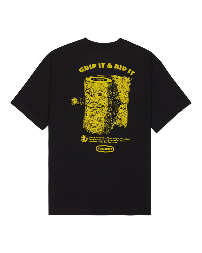 Load image into Gallery viewer, Element Men&#39;s Grip It T-Shirt Flint Black ELYZT00567-FBK

