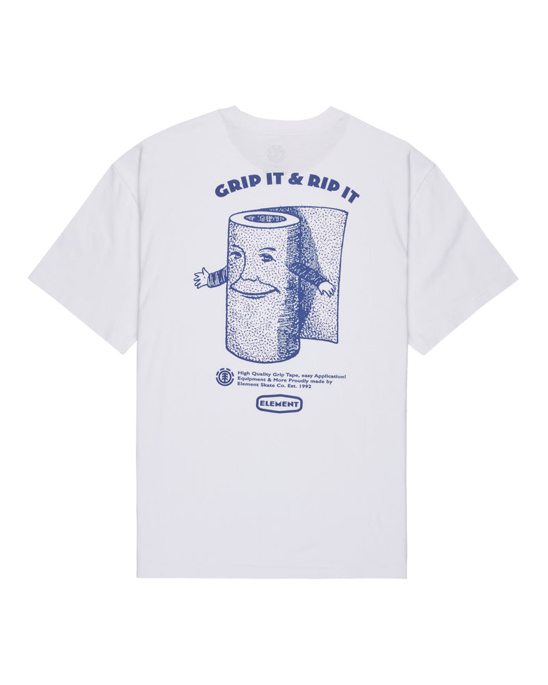 Load image into Gallery viewer, Element Men&#39;s Grip It T-Shirt Optic White ELYZT00567-WBB0
