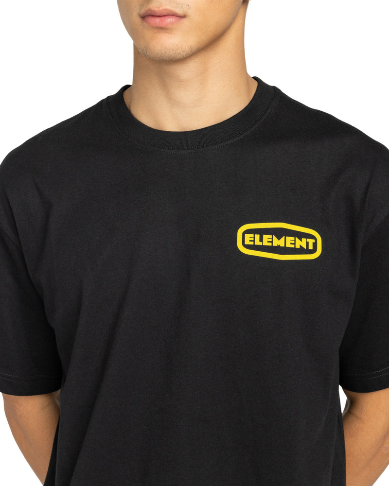 Load image into Gallery viewer, Element Men&#39;s Grip It T-Shirt Flint Black ELYZT00567-FBK
