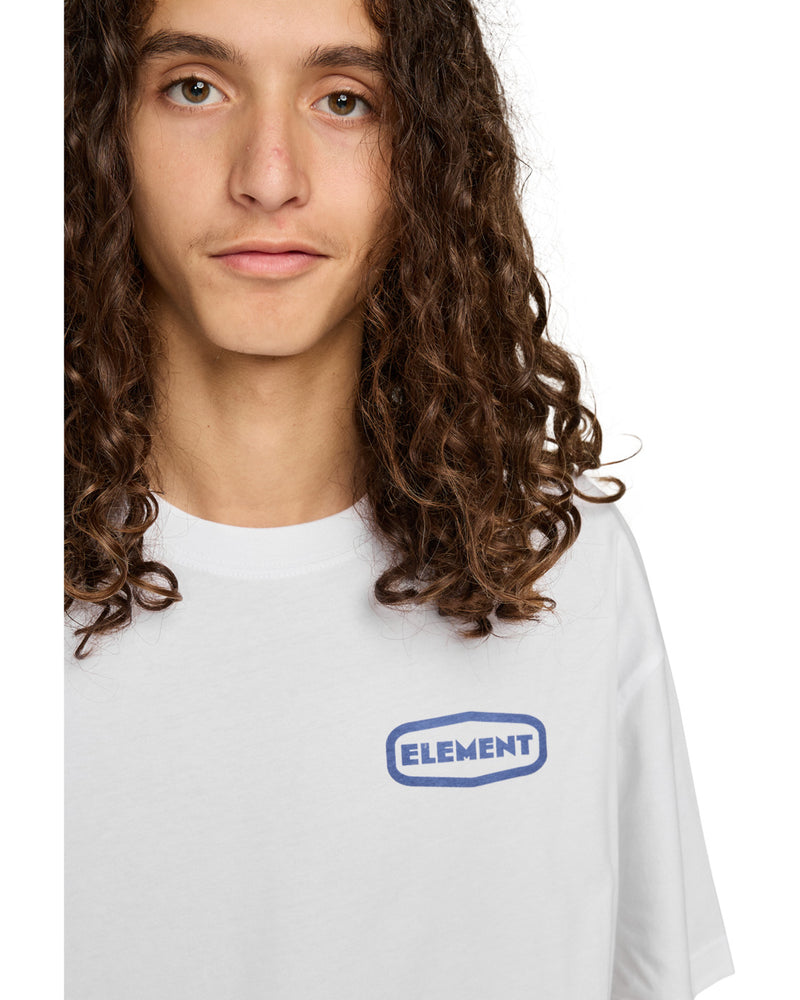 Load image into Gallery viewer, Element Men&#39;s Grip It T-Shirt Optic White ELYZT00567-WBB0
