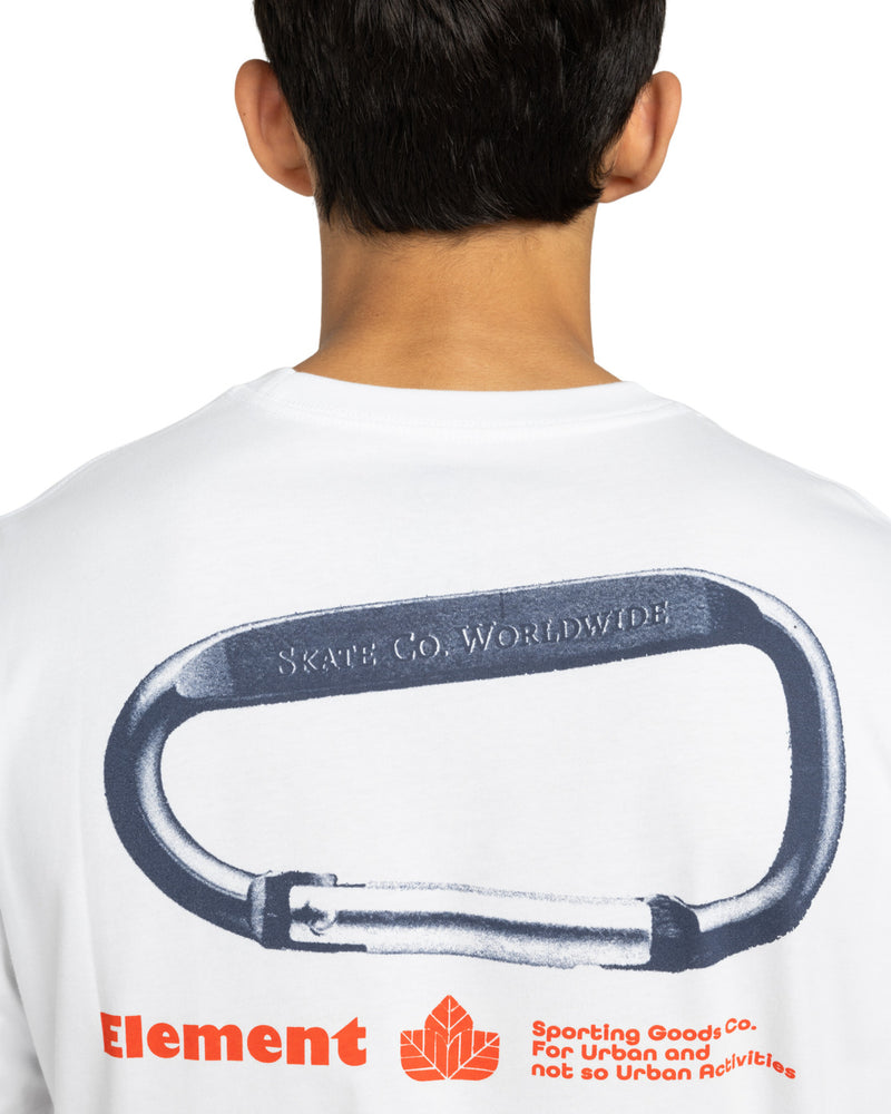 Load image into Gallery viewer, Element Men&#39;s Sporting T-Shirt Optic White ELYZT00569-WBB0
