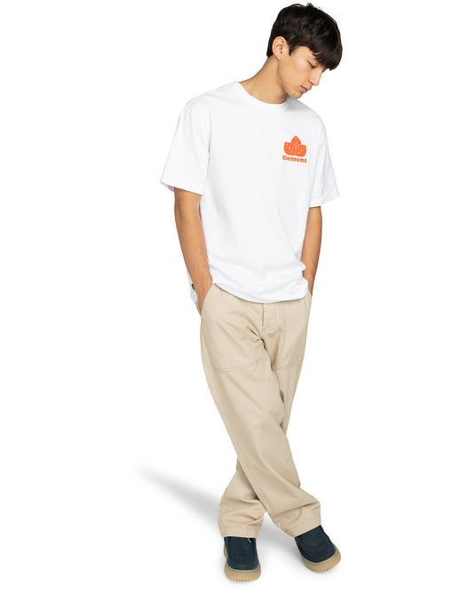 Element Men's Sporting T-Shirt Optic White ELYZT00569-WBB0