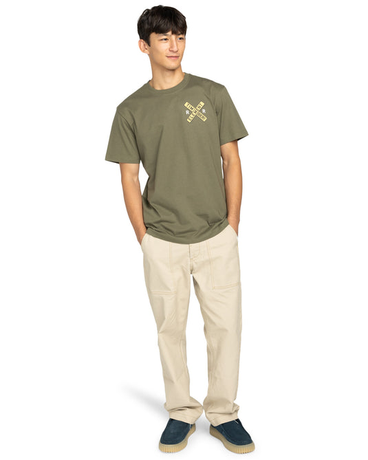 Element Men's Timber Signs Short Sleeve T-Shirt Kalamata ELYZT00586_GZH0