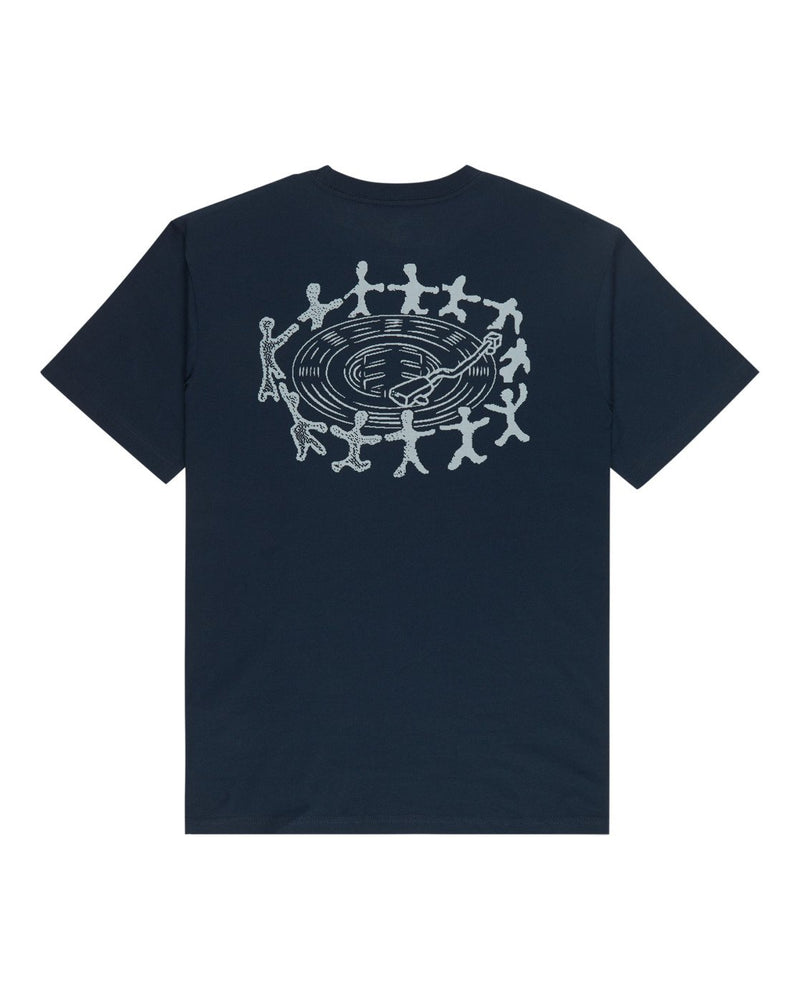 Load image into Gallery viewer, Element Men's Spinner Short Sleeve T-Shirt Eclipse Navy ELYZT00622-ECN
