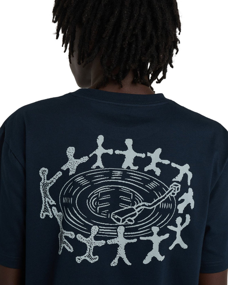 Load image into Gallery viewer, Element Men's Spinner Short Sleeve T-Shirt Eclipse Navy ELYZT00622-ECN

