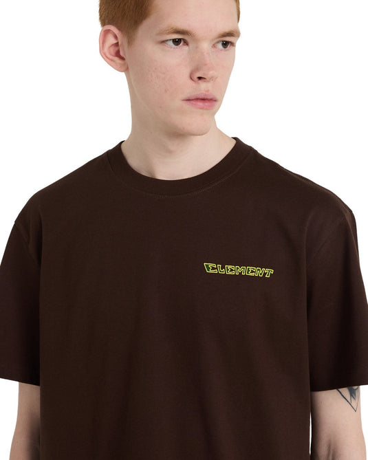 Element Men's Fortune Short Sleeve T-Shirt Java ELYZT00623-CTF0