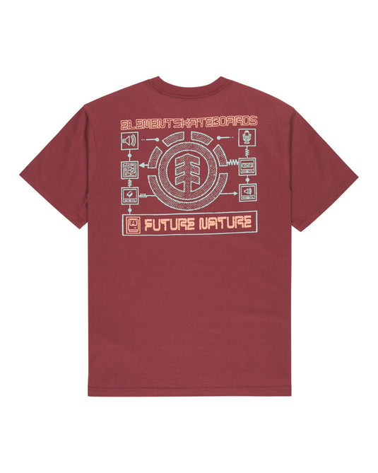 Element Men's Inner Workings Short Sleeve T-Shirt Nocturne ELYZT00624-PPW0