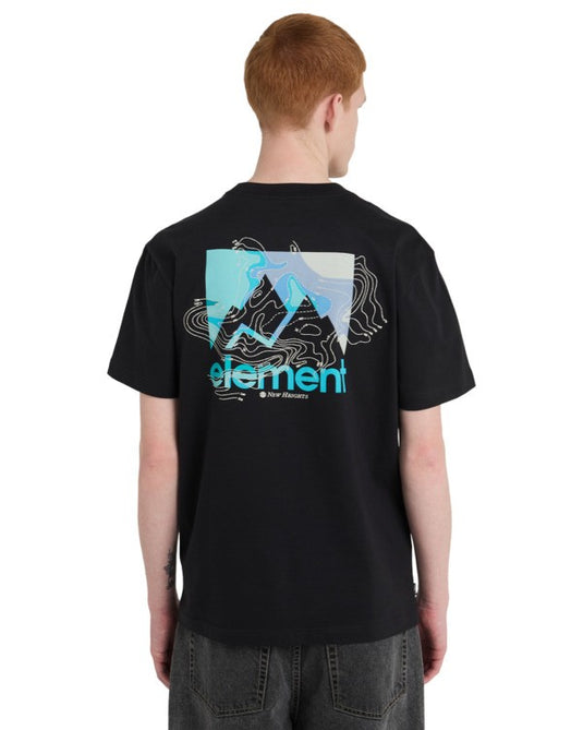 Element Men's New Heights T-Shirt Off Black ELYZT00627-KTA0