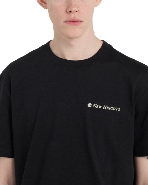 Load image into Gallery viewer, Element Men's New Heights T-Shirt Off Black ELYZT00627-KTA0
