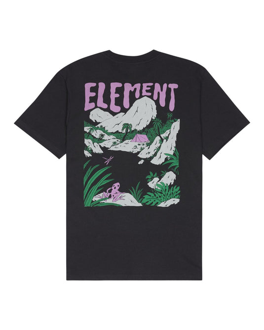 Element Men's Lakeside T-Shirt Off Black ELYZT00628-KTA0