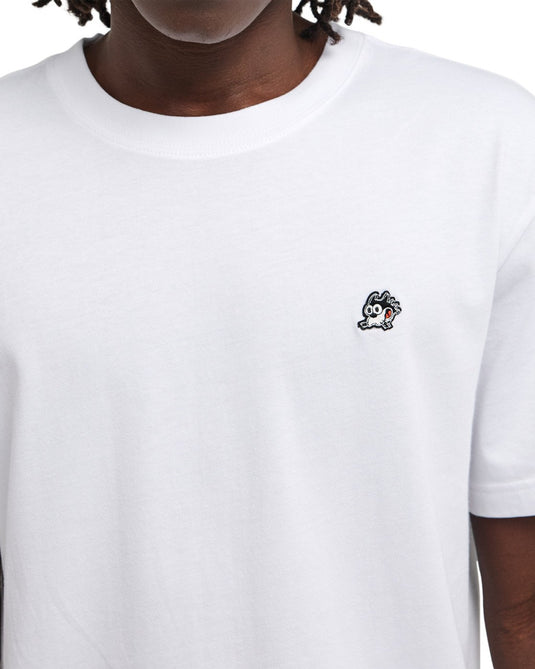 Element Men's Pizza Short Sleeved T-Shirt White ELYZT00630-WBB0