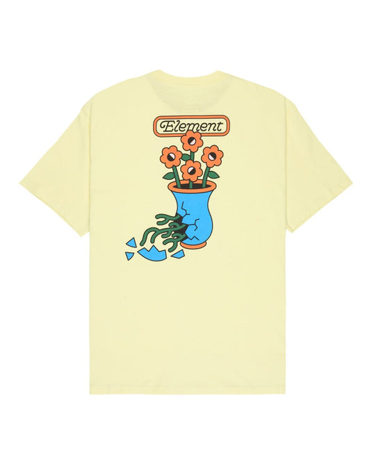 Element Men's Too Wild T-Shirt Wax Yellow ELYZT00643-YDM0