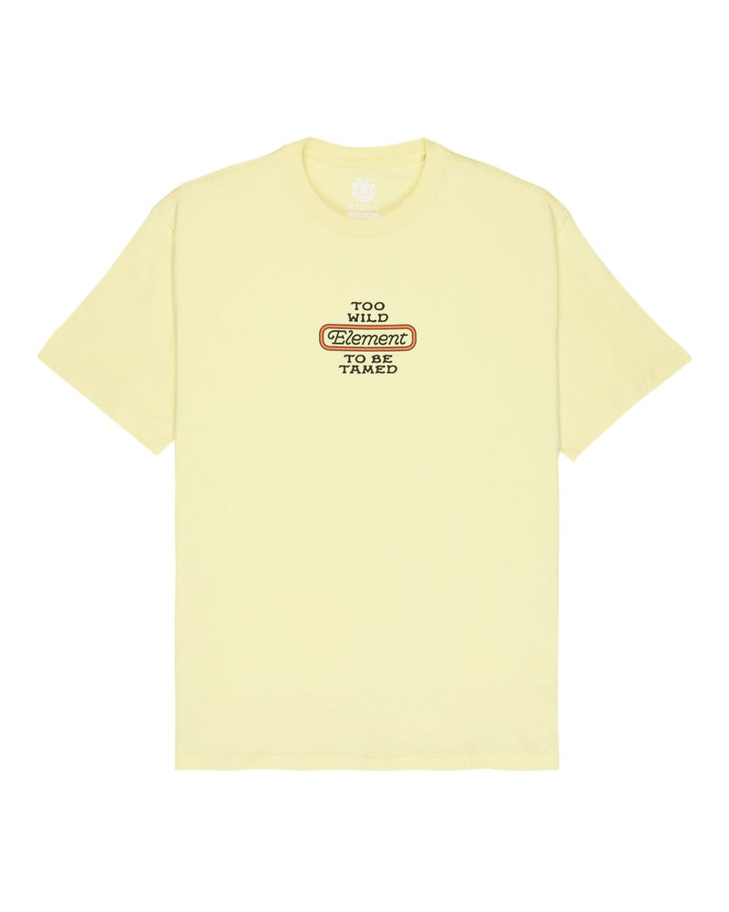 Load image into Gallery viewer, Element Men's Too Wild T-Shirt Wax Yellow ELYZT00643-YDM0
