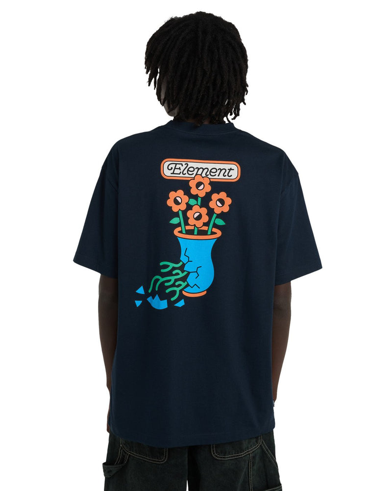 Load image into Gallery viewer, Element Men's Too Wild T-Shirt Eclipse Navy ELYZT00643-ECN
