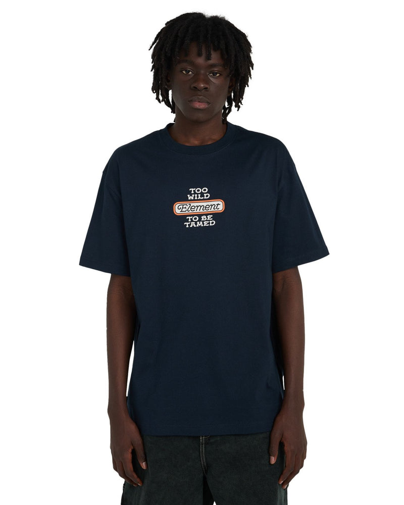 Load image into Gallery viewer, Element Men's Too Wild T-Shirt Eclipse Navy ELYZT00643-ECN
