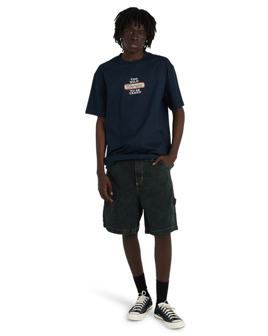 Element Men's Too Wild T-Shirt Eclipse Navy ELYZT00643-ECN