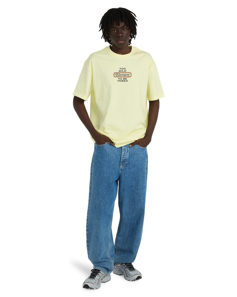 Load image into Gallery viewer, Element Men's Too Wild T-Shirt Wax Yellow ELYZT00643-YDM0
