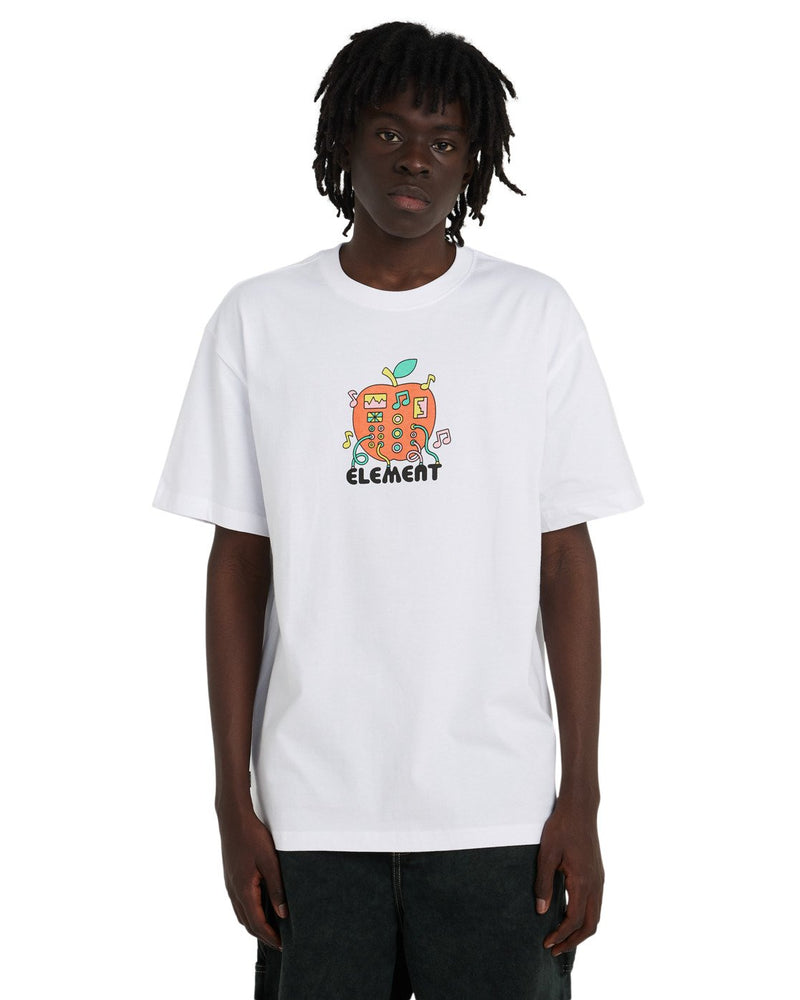 Load image into Gallery viewer, Element Men's Sound On Nature Short Sleeved T-Shirt White ELYZT00644-WBB0

