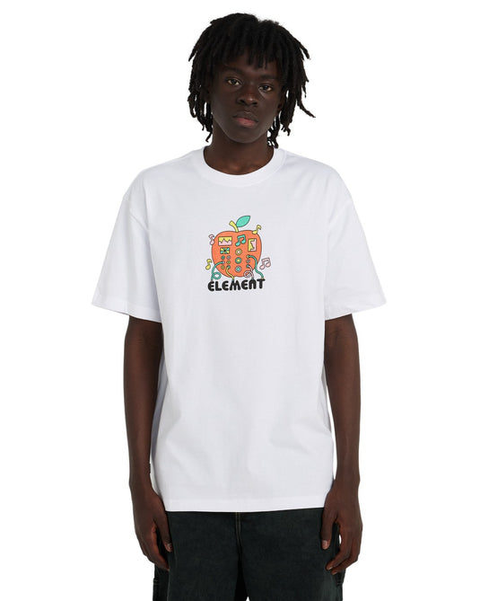 Element Men's Sound On Nature Short Sleeved T-Shirt White ELYZT00644-WBB0