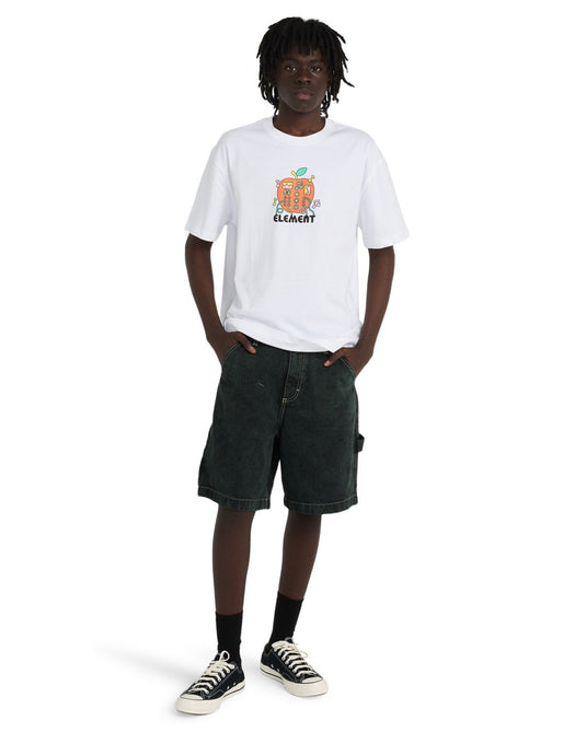 Element Men's Sound On Nature Short Sleeved T-Shirt White ELYZT00644-WBB0