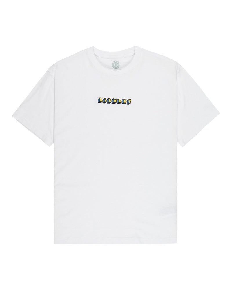 Load image into Gallery viewer, Element Men's World Peace T-Shirt Optic White ELYZT00646-WBB0
