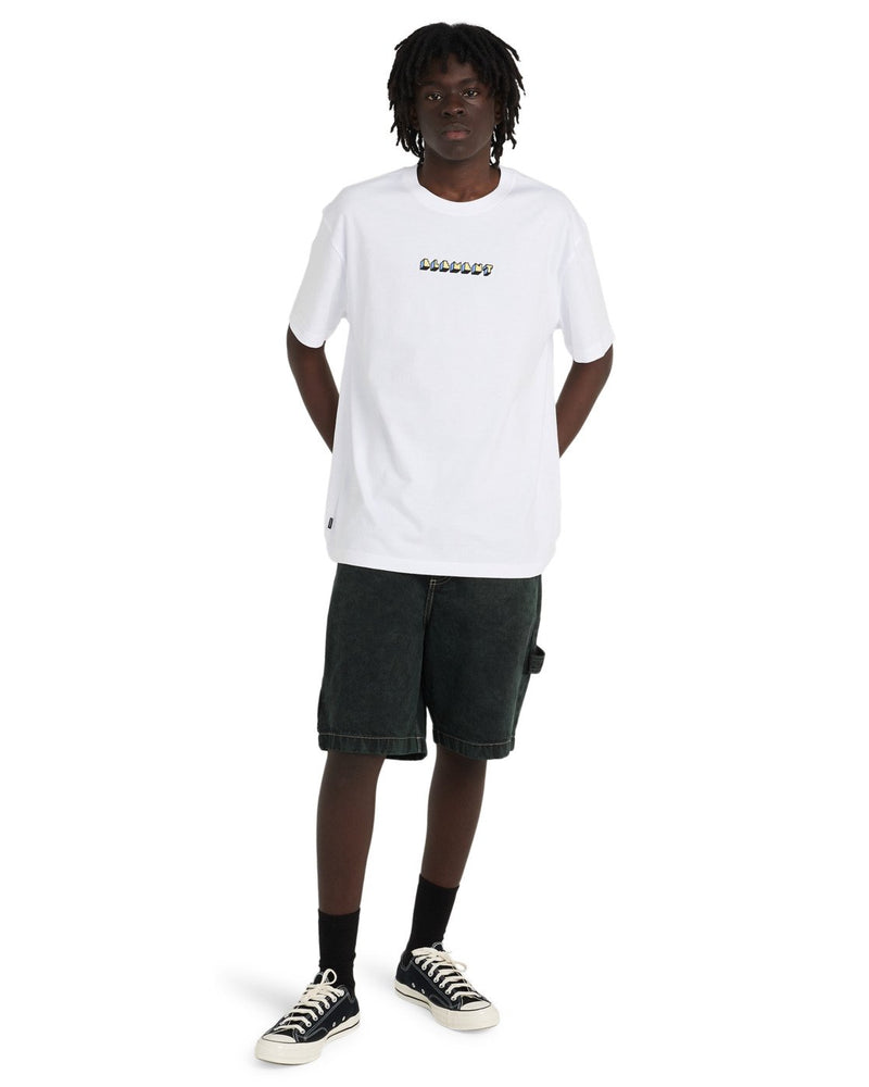 Load image into Gallery viewer, Element Men's World Peace T-Shirt Optic White ELYZT00646-WBB0
