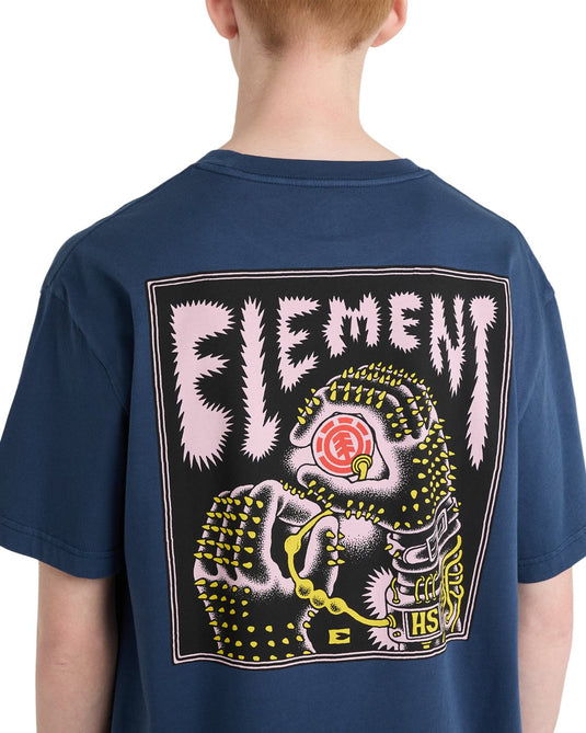 Element Men's Topo T-Shirt Dark Denim ELYZT00647-BRQ0