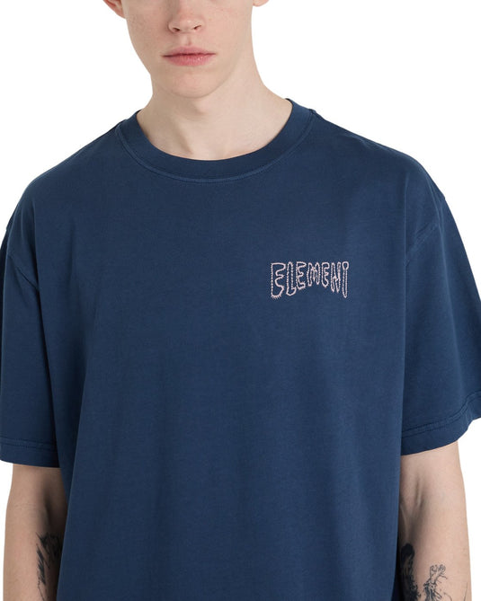 Element Men's Topo T-Shirt Dark Denim ELYZT00647-BRQ0