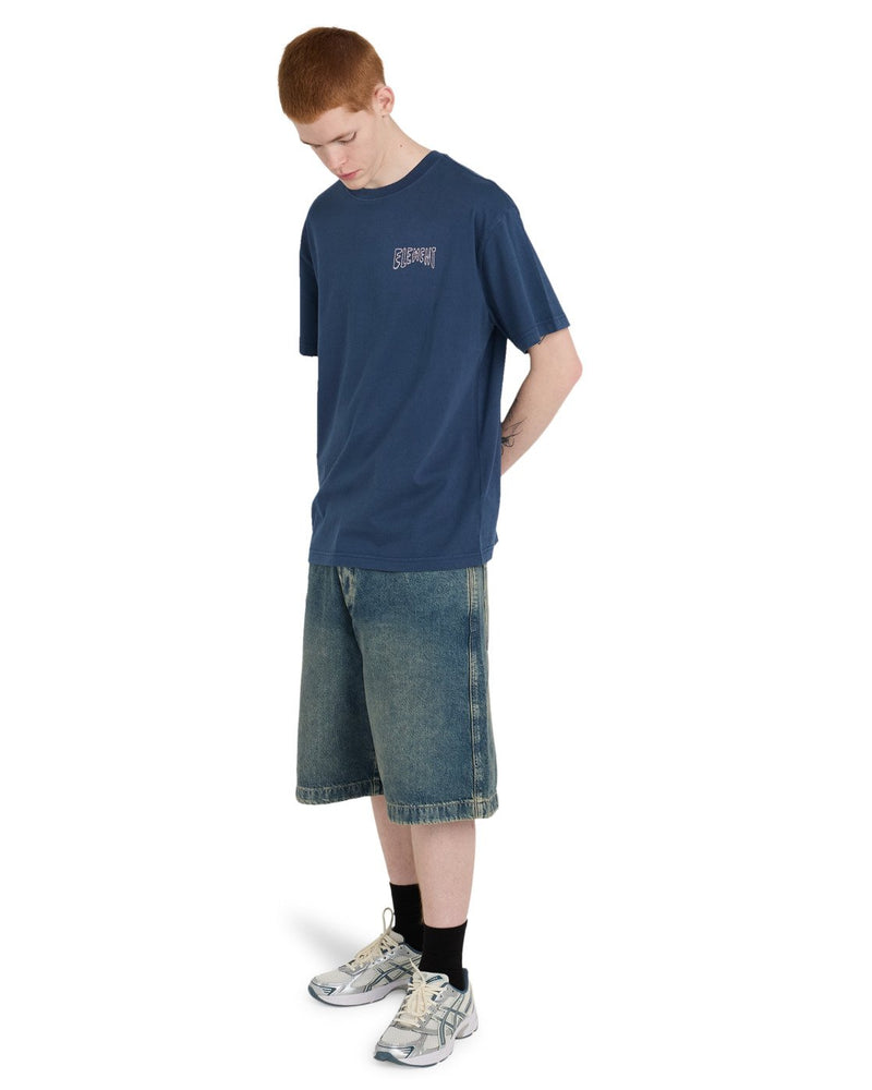 Load image into Gallery viewer, Element Men's Topo T-Shirt Dark Denim ELYZT00647-BRQ0
