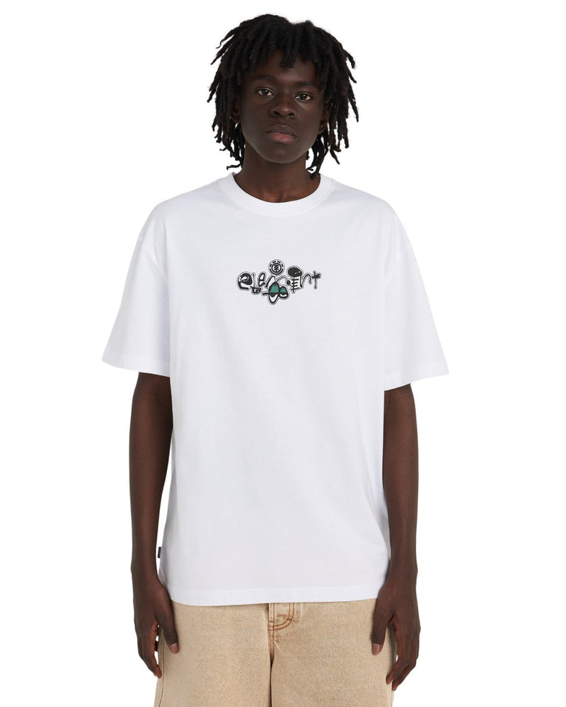 Load image into Gallery viewer, Element Men's Sunday T-Shirt Optic White ELYZT00651-WBB0

