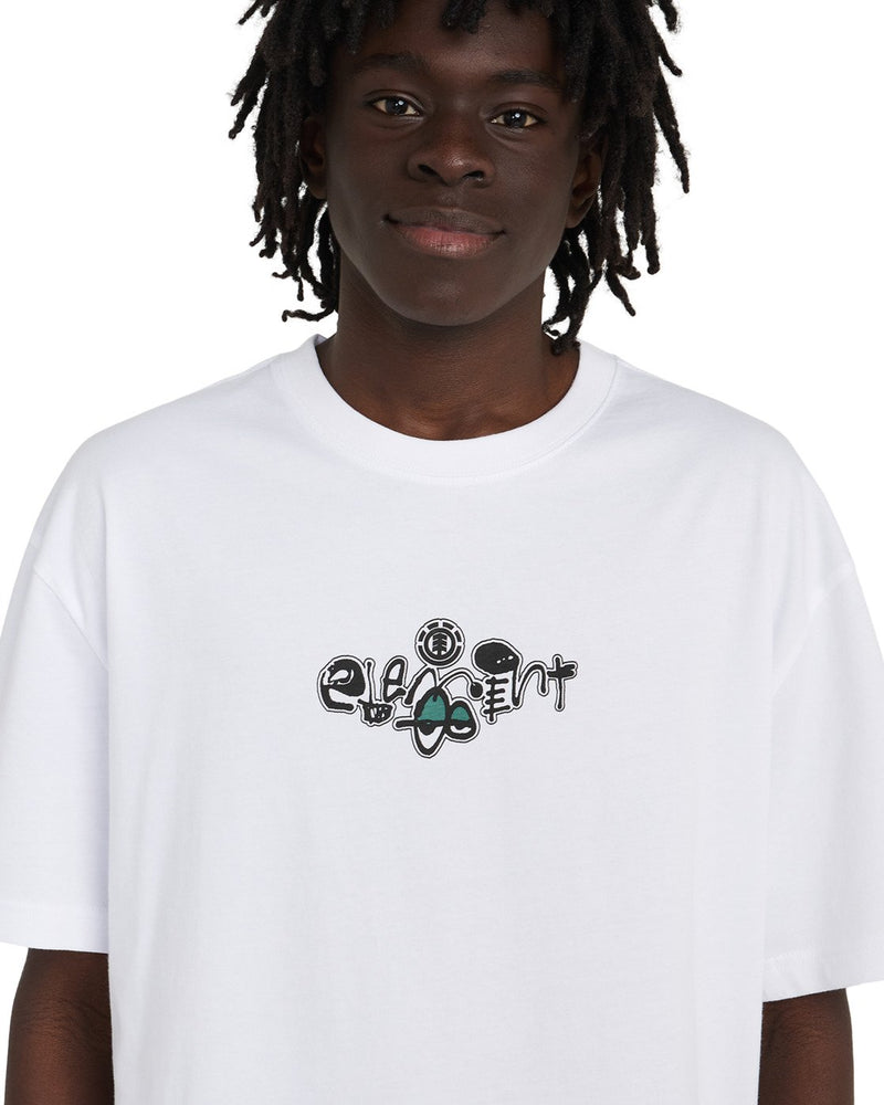 Load image into Gallery viewer, Element Men's Sunday T-Shirt Optic White ELYZT00651-WBB0
