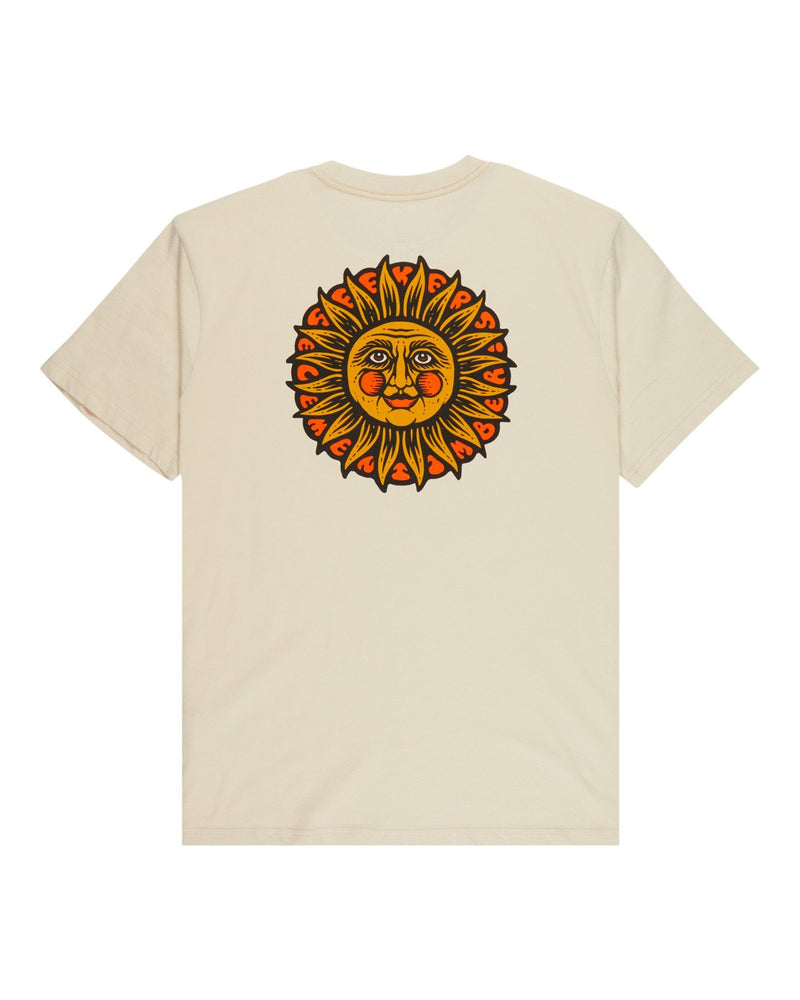 Load image into Gallery viewer, Element Men's Timber The Light Short Sleeve T-Shirt Oat Milk ELYZT00653-TEG0
