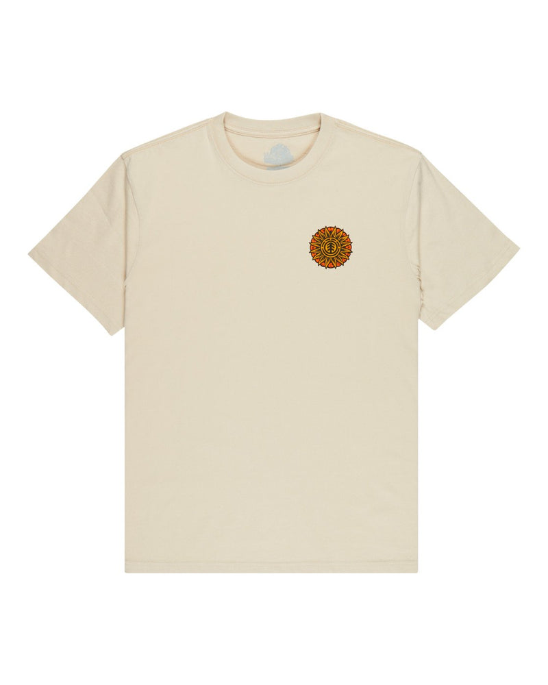 Load image into Gallery viewer, Element Men's Timber The Light Short Sleeve T-Shirt Oat Milk ELYZT00653-TEG0
