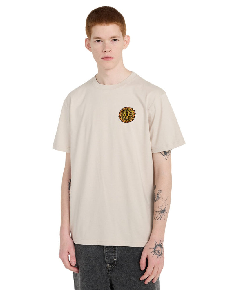 Load image into Gallery viewer, Element Men's Timber The Light Short Sleeve T-Shirt Oat Milk ELYZT00653-TEG0
