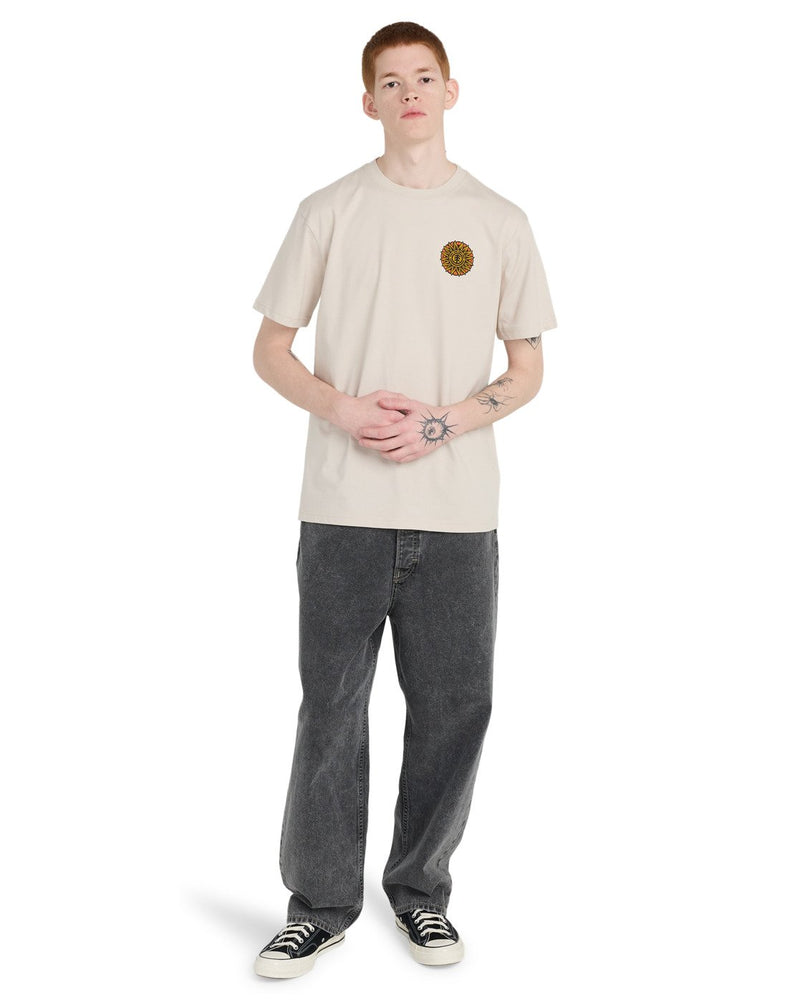 Load image into Gallery viewer, Element Men's Timber The Light Short Sleeve T-Shirt Oat Milk ELYZT00653-TEG0
