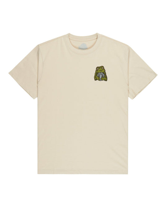 Element Men's Timber The Frog Short Sleeve T-Shirt Oat Milk ELYZT00654-TEG0