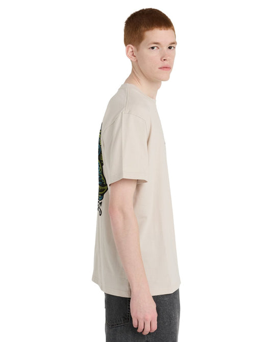 Element Men's Timber The Frog Short Sleeve T-Shirt Oat Milk ELYZT00654-TEG0