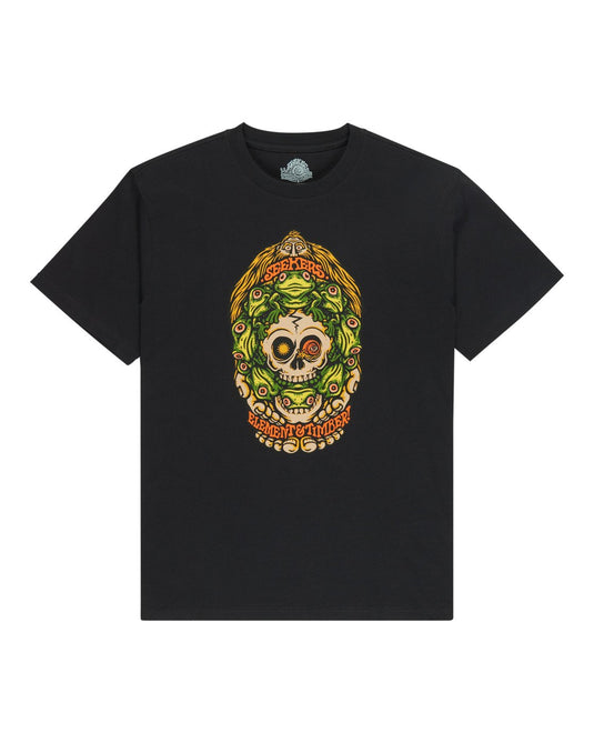 Element Men's Timber Orbit Short Sleeve T-Shirt Off Black ELYZT00655-KTA0
