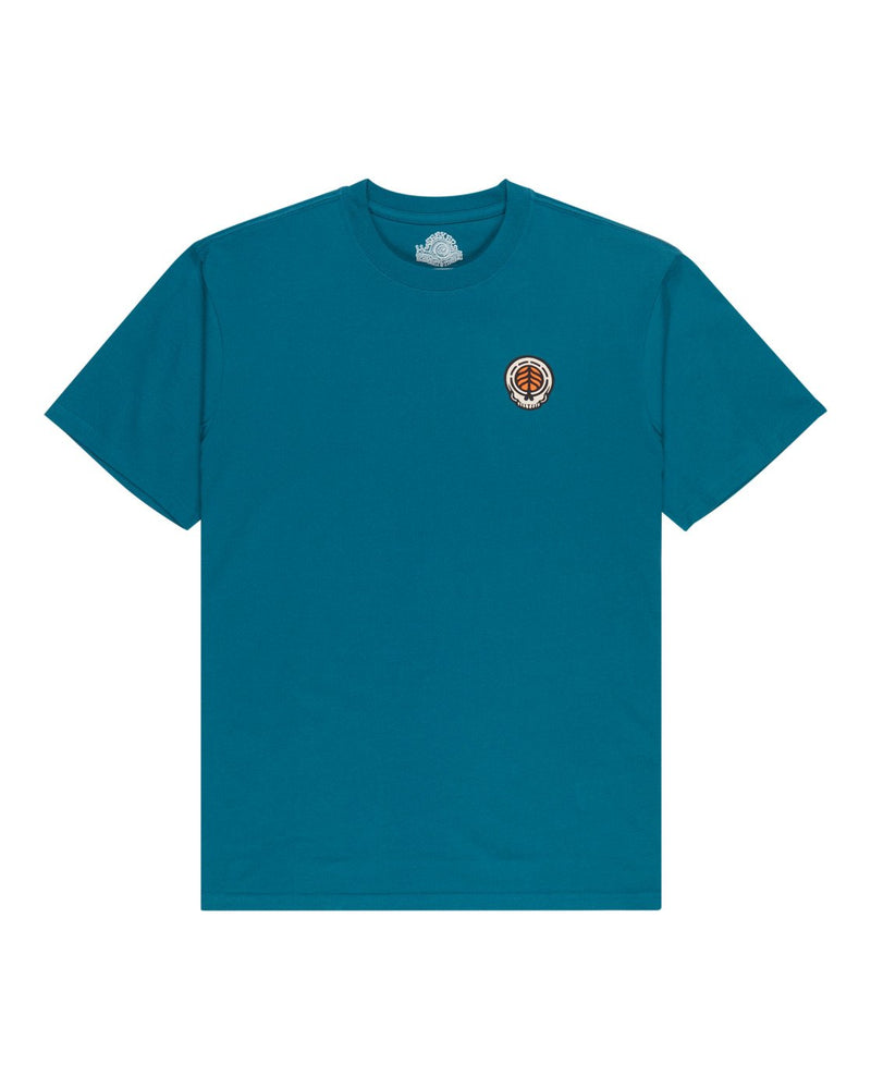 Load image into Gallery viewer, Element Men's Timber Hermit Short Sleeve T-Shirt Mallard Blue ELYZT00656-BQH0
