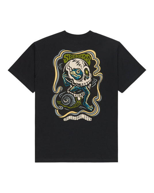 Element Men's Timber Hermit Short Sleeve T-Shirt Off Black ELYZT00656-KTA0