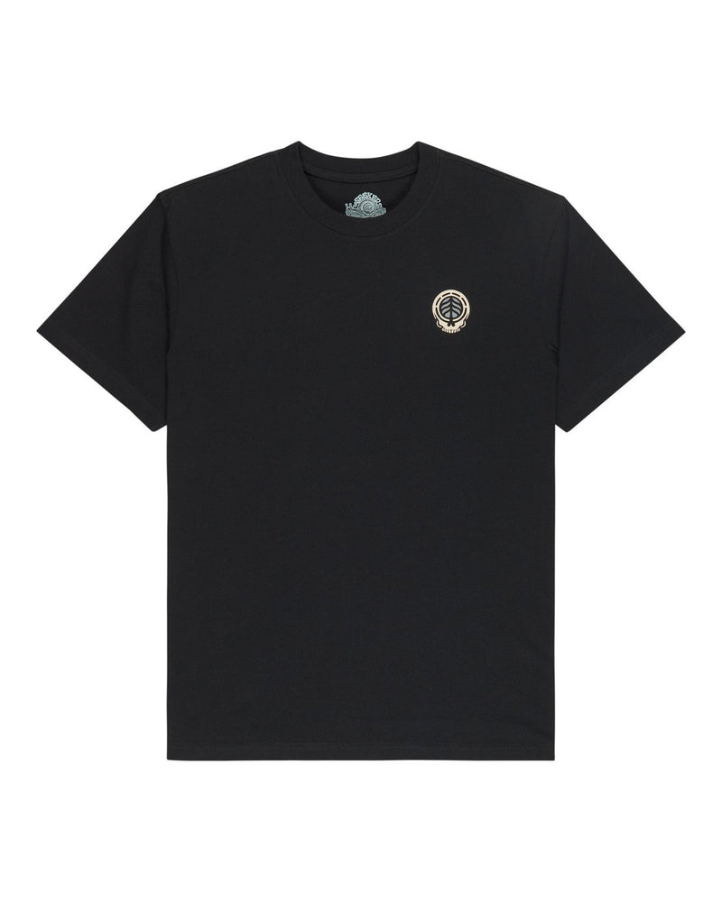 Load image into Gallery viewer, Element Men's Timber Hermit Short Sleeve T-Shirt Off Black ELYZT00656-KTA0
