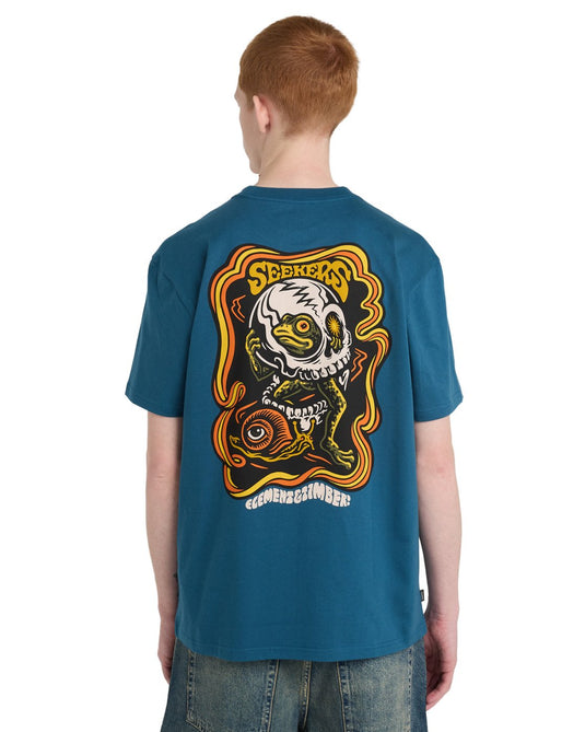 Element Men's Timber Hermit Short Sleeve T-Shirt Mallard Blue ELYZT00656-BQH0