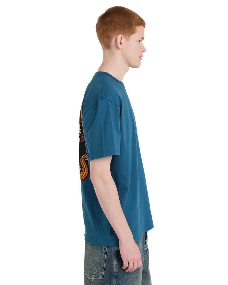 Load image into Gallery viewer, Element Men's Timber Hermit Short Sleeve T-Shirt Mallard Blue ELYZT00656-BQH0

