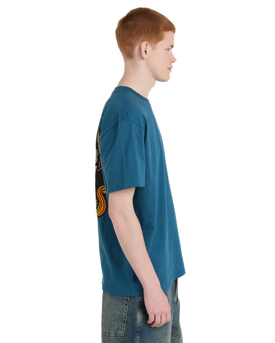 Element Men's Timber Hermit Short Sleeve T-Shirt Mallard Blue ELYZT00656-BQH0