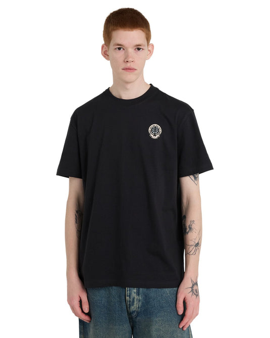 Element Men's Timber Hermit Short Sleeve T-Shirt Off Black ELYZT00656-KTA0