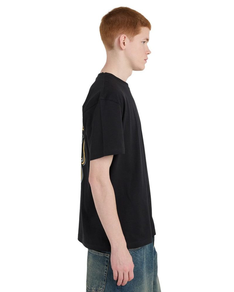 Load image into Gallery viewer, Element Men's Timber Hermit Short Sleeve T-Shirt Off Black ELYZT00656-KTA0

