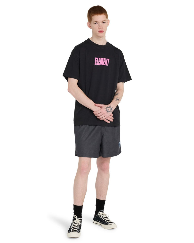 Load image into Gallery viewer, Element Men's Pool Draining T-Shirt Off Black ELYZT00662-KTA0
