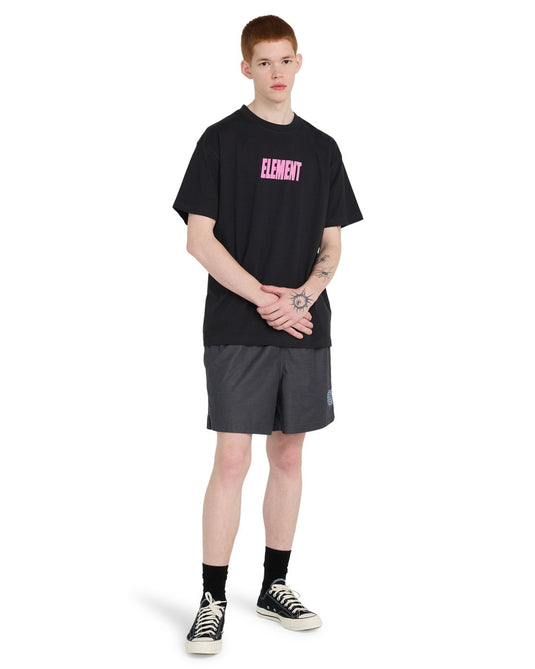 Element Men's Pool Draining T-Shirt Off Black ELYZT00662-KTA0